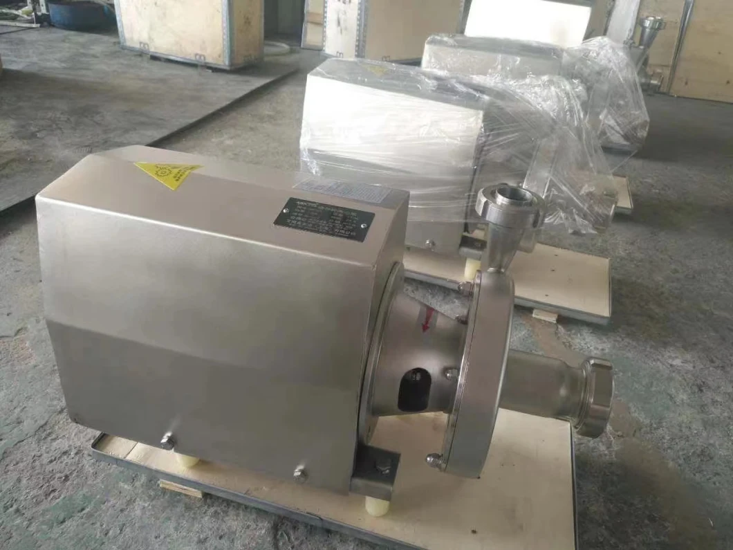 SS316L Electric Electrical Motor Explosion-Proof Food Grade Fuel Hand Sterlizer High Pressure Honey Sanitary Centrifugal Pump