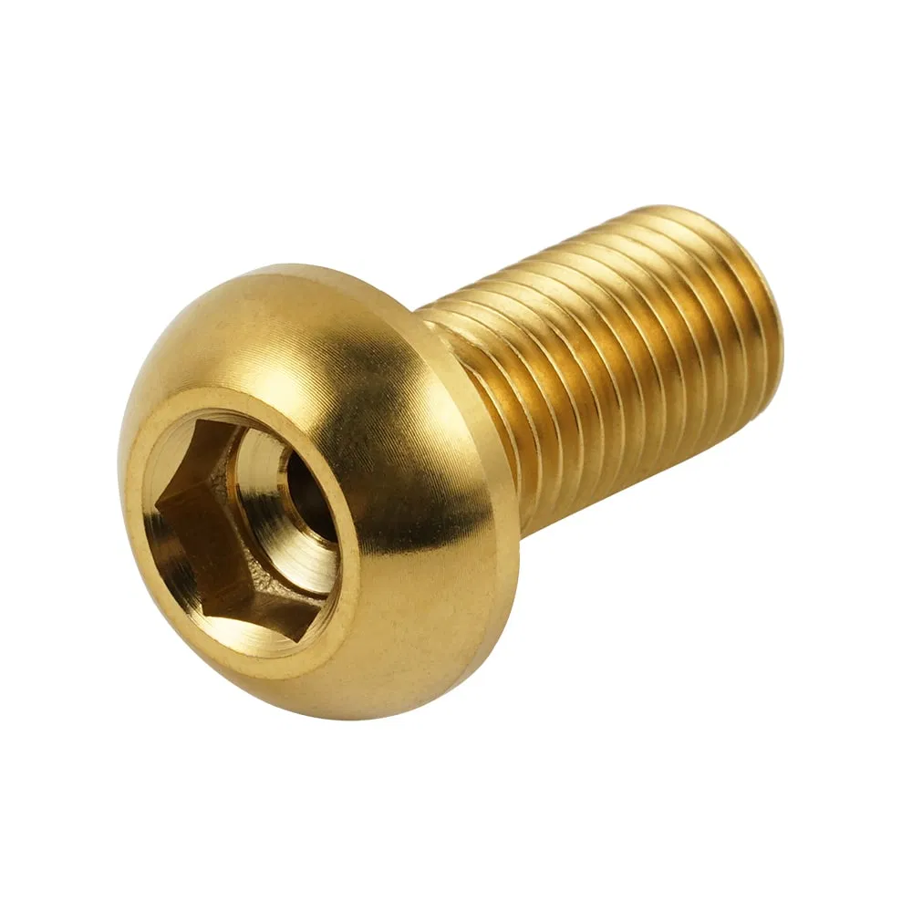 Parti lavorate al tornio CNC Inconel 718/Titanio/Acciaio inossidabile Set di bulloni per staffa del telaio ausiliario posteriore M10x30mm